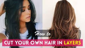 Employ an upward flicking motion to pull the styling your favorite hairstyle will tell you whether you gave yourself a good or bad haircut. How To Cut Your Own Hair In Layers Diy Haircuts Tutorials Youtube