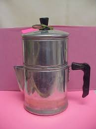 Old Aluminum 5 Cup Double Decker Coffee Pot From The 50 S Coffee Pot Coffee Aluminum