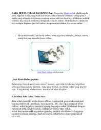 Dari sudut pandang pelaku usaha, umkm bisa dideskripsikan sebagai bisnis yang dijalankan individu, rumah tangga, atau badan usaha ukuran kecil. Pdf Pengertian Bisnis Online Rina Marlina Academia Edu