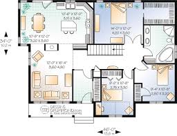 Plan Modele Plain Pied Maisons Laprise Maisons Pre Usinees Modele W2185 Maison Unifamiliale Plans De Bungalow Maison Laprise