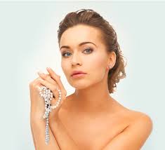 Colliers et pendentifs perle blanche. Collier Et Pendentif Perle Blanche Femme