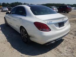 Check 15 photos, seller, odometer, price and damage from 2019. Mercedes Benz C 300 2017 White 2 0l 4 Vin 55swf4jb7hu180296 Free Car History