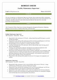 A good resume should be easy to read and. Maintenance Supervisor Resume Samples Qwikresume