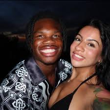 Travis Hunter's wife Leanna stuns in '12' Jaguars all-black fit vs. Seahawks