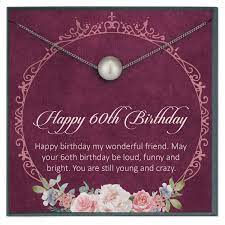 This list is full of meaningful, thoughtful, and fun affordable finds she'll love. Amazon Com 60 Year Old Birthday Gift For Woman 60th Birthday Necklace For Mom 60th Birthday Gifts For Mom Birthday Gifts For Wife Handmade