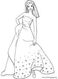 Coloring pages coloring of girls in dresses at getdrawings free. Wedding Coloring Pages For Girls Academycoloring