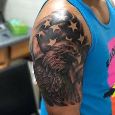 American Flag Chest Tattoo Black And Grey 101 Cool Tattoos For Men Best Tattoo Ideas Designs For Guys 2020 Cool Tattoos For Guys Mens Shoulder Tattoo Cool Tattoos