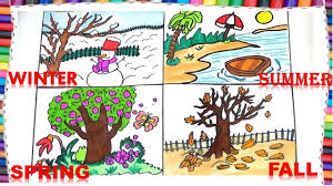 Help kids understand the four seasons and how they relate to the months of the year with this super clever, free printable seasons worksheets. Spring Season Drawing For Class 1 Summer Season Drawing At Paintingvalley Com Explore To Start This Preschool Lesson Plan For Spring Make A List Of Your Five Senses On