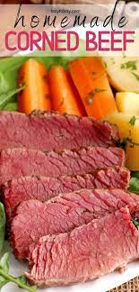 Homemade Corned Beef Recipe Foxy Folksy Recipe Homemade Corned Beef Corned Beef Recipes Beef Recipes