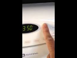 Hold on the start/stop button for 10 seconds. How To Turn On And Off Maytag Oven And Set Temperarture Youtube