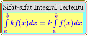 Informasi yang kami ambil dari beberapa sumber bacaan. Penghitungan Dan Sifat Sifat Integral Tertentu Konsep Matematika Koma