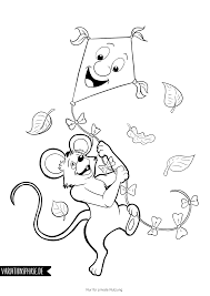 Maus Lasst Drachen Steigen Ausmalbild Herbst Maus Drachensteigen Ausmalbilder Drachen Ausmalbilder Ausmalbilder Ausmalen