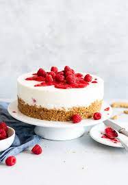 400 ml milch laktosefrei 1 vanillepuddingpulver 3 el zucker. No Bake Vanille Himbeer Cheesecake Kuchen Und Torten Rezepte Kuchen Und Torten Kuchen Ohne Backen
