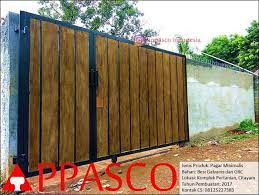 Pagar minimalis motif kayu grc. Pagar Minimalis Grc Motif Kayu Di Citayam Jual Kanopi Tralis Minimalis Pagar Besi