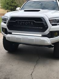30in Single Row Led Light Bar Hidden Bumper Kit For 2016 2017 Toyota Tacoma Pickup 70621 Rough Country Suspe Toyota Toyota Tacoma Bumper 2017 Toyota Tacoma