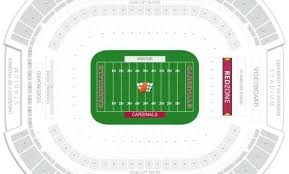 University Of Phoenix Stadium Seating Chart