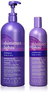 If this isn't your goal then just use the shampoo once a week and leave it in for . Clairol Shimmer Lights Shampoo 31 5 Ounce And Conditioner 16 Ounce For Blonde And Silver Hair Value Pack Buy Online In Turkey At Desertcart 39948685