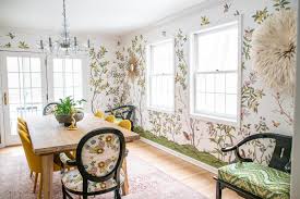 In many homes, the dining room is one of the busiest rooms in the house. Hanging Chinoiserie Wallpaper In Our Dining Room At Charlotte S House
