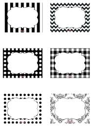 Black And White Label Template Free Linda K Creations Personalised Digital Designs Labels Printables Free Printable Labels Templates Printable Free