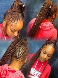 30 Lemonade Braids And Fulani Braids Hairstyles Braided Ponytail Black Hair Braided Ponytail Hairstyles African Braids Hairstyles