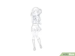 This anime drawing video tutorial shows you how to draw beautiful anime girls with some light background designs. 4 Ways To Draw An Anime Girl Wikihow