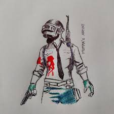 Free fire / это шок с первого раза famas чёрная вдова. Pubg Sketch Illustration Cute Drawings Fire Drawing Illustration