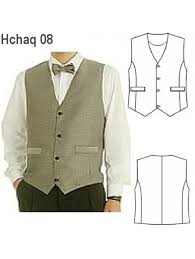 Los chalecos son piezas versátiles y estilosas para el entretiempo. Molde Chaqueta Chaleco Hombre 0908