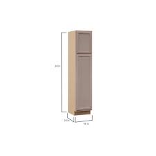In addition, it reduces your family's ecological footprint and promotes a simpler. Hampton Bay Hampton Assembled 18x84x24 In Pantry Kitchen Cabinet In Unfinished Beech Kp1884 Ufdf The Home Depot