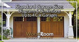 Check spelling or type a new query. Standard Garage Size Diagrams Dimensions Up To 4 Car Garages Wr