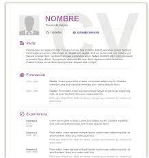 30 plantillas de curriculum vitae para rellenar gratis. Plantillas De Cv Descargar Plantillas De Cv