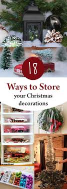 18 Ways To Store Your Christmas Decorations Christmas Storage Holiday Storage Storing Christmas Decorations
