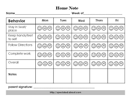 A Home Note Program To Support Positive Student Behavior And