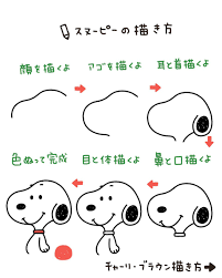 スヌーピー 手書き