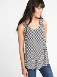 Black And White Striped Tank Top Outfit Women S T Shirts Old Navy Women Fashion Striped Tank Top
