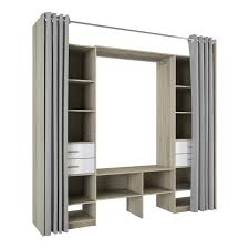 Kit Dressing Chene Dakota Blanc Doubles Colonnes Duo H 218 3 X L 50 X P 50 Cm Leroy Merlin En 2020 Rideau Dressing Rideaux Dressing Chambre