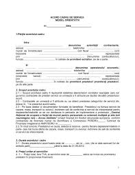 Contractul este o intelegere a partilor care este consemnata in scris. Modele Acord Cadru Si Contract De Prestari Servicii Subsecvent