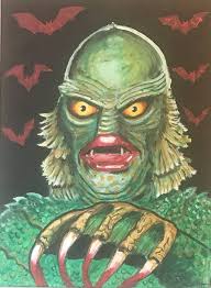 Hari pertama, nderekke ibu katholik wilayah santo theophilus paroki santo yusuf surabaya dilakukan tanggal 09 november 2019. The Creature From The Black Lagoon Painting By Santo Marotta Saatchi Art