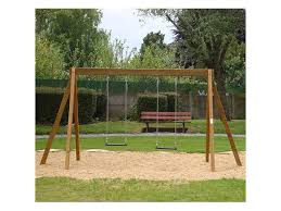 Maison jardin toboggan ou balancoire pas cher leclerc. Portique Balancoire En Bois Contact Virages