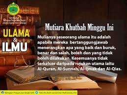 Kesimpulan yang dapat kita tarik dari khutbah yang singkat ini adalah: Bahagian Pengurusan Masjid Jais Posts Facebook