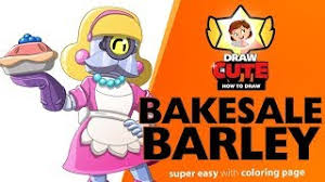 The game has many characters with unique abilities and their own characteristics. How To Draw Bakesale Barley Brawl Stars Draw It Cute