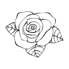 Rose En Estilo Del Tatuaje In 2020 Flower Drawing Batik Art How To Draw Hands