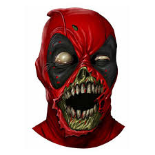 Versión de la piel deadpool sin máscara. Zombie Deadpool Adult Latex Mask Entertainment Earth