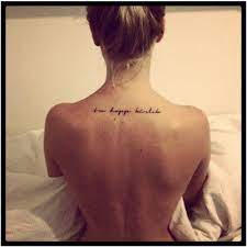 Tattoo Upper Back Beautiful Type Tattoo Script Back Tattoo Neck Tattoo