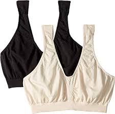 Bali Womens Comfort Revolution Microfiber Crop Bra 2 Pair