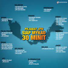 Kini jpn menjadikan hari rabu sebagai hari tanpa tunai. Jpn Malaysia Su Twitter Mykad Siap 30 Minit Sebenarnya Hanyalah Untuk Proses Gantian Mykad Sahaja Proses Permohonan Kad Pengenalan Kali Pertama Akan Mengambil Masa Selama Sehari Manakala Bagi Proses Gantian Kad