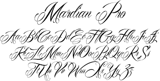 Mardian Pro Font By Mans Greback Tattoo Fonts Cursive Tattoo Lettering Tattoo Lettering Fonts