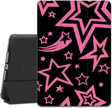 Pink Star Pad Case for ipad 7th/8th/9th Generation (iPad 10.2 inch Case  2019/2020/2021) with Pencil Holder Anti-Scratch Shockproof Lightweight  Smart ...