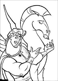 Beautiful hercules coloring page to print and color. Hercules Printable Coloring Pages 17