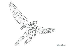 So, thanos coloring pages are concerned extensively for both children and adults. Avengers Marvel Falcon Coloring Pages Total Update