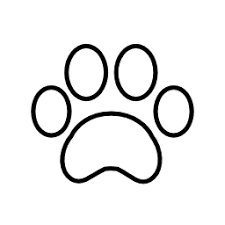 White Paw Print Free Vector Icons Designed By Freepik Paw Print Art Dog Paw Print Craft Paw Print Crafts